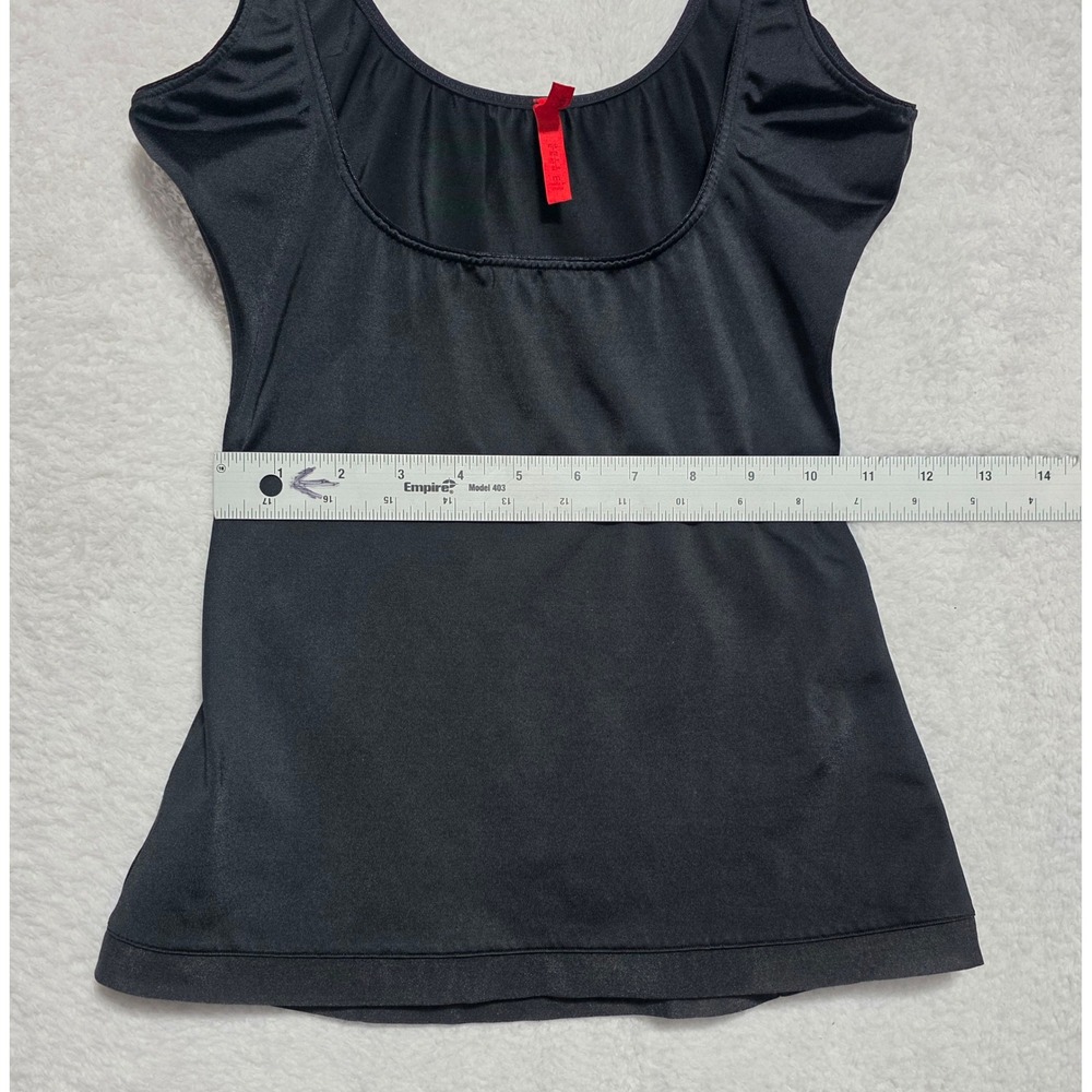 Spanx Slimplicity Scoop Neck Camisole Black Shapewear Tank Top Medium - Picture 7 of 9